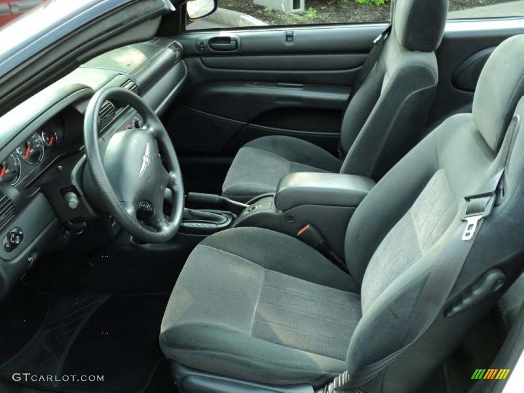 Dark Slate Gray Interior 2006 Chrysler Sebring Convertible Photo #49952108