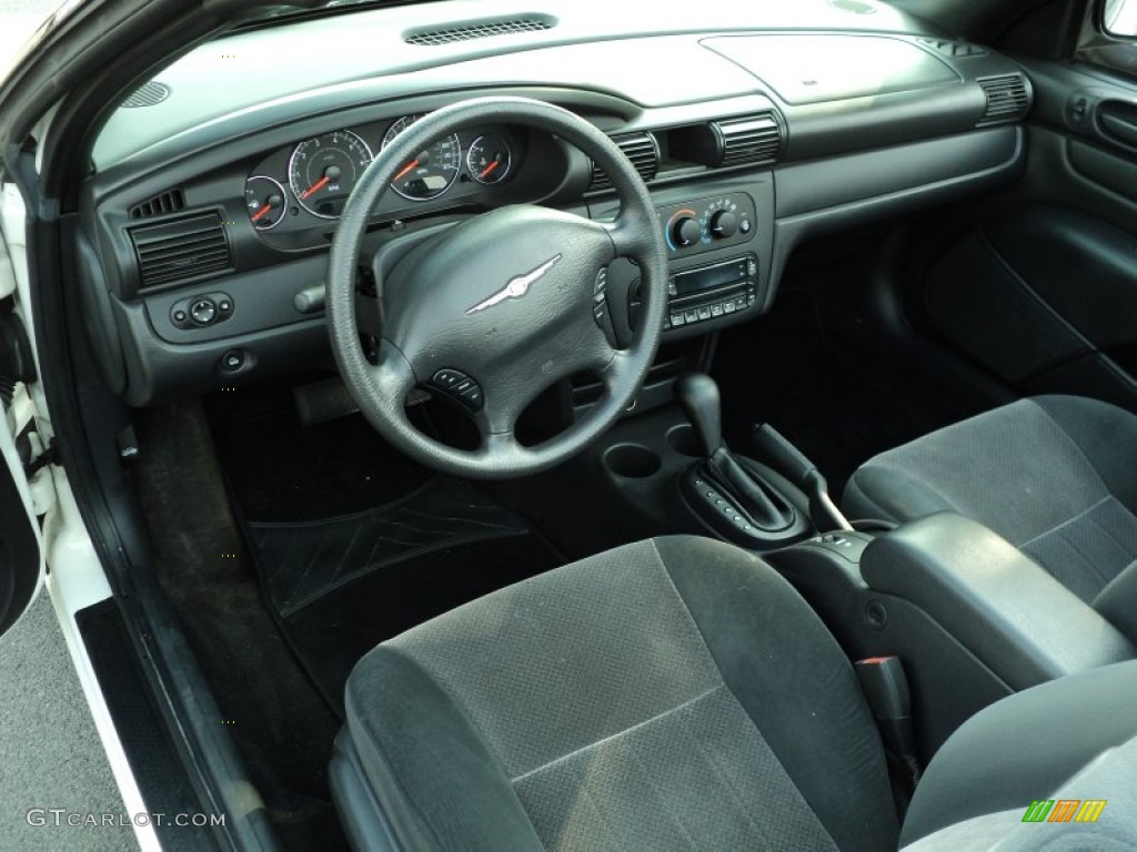 Dark Slate Gray Interior 2006 Chrysler Sebring Convertible Photo #49952126