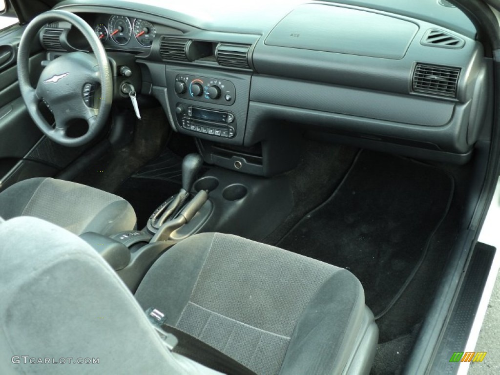 2006 Chrysler Sebring Convertible Dark Slate Gray Dashboard Photo #49952219
