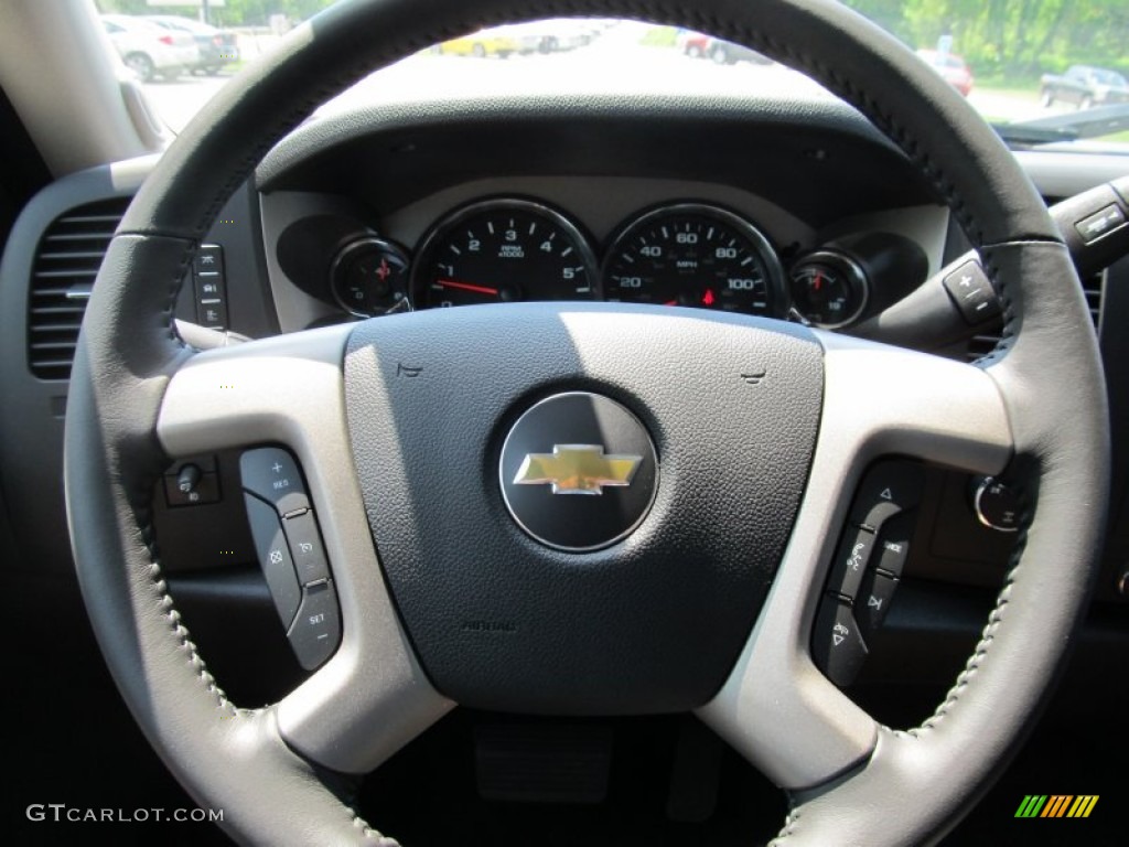 2011 Silverado 1500 LT Extended Cab 4x4 - Blue Granite Metallic / Ebony photo #8