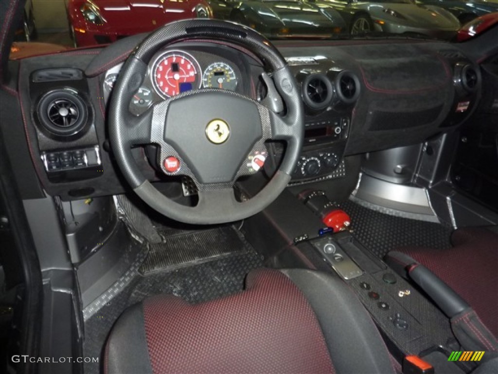 Black Interior 2008 Ferrari F430 Scuderia Coupe Photo #49953422