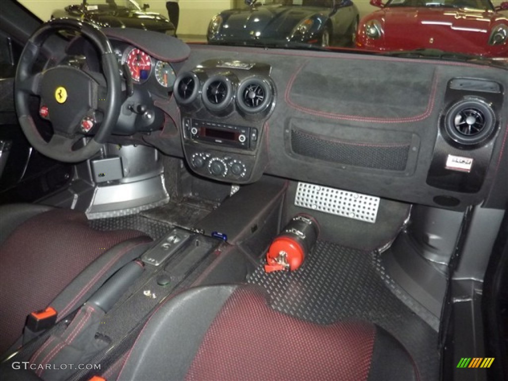 2008 Ferrari F430 Scuderia Coupe Black Dashboard Photo #49953437