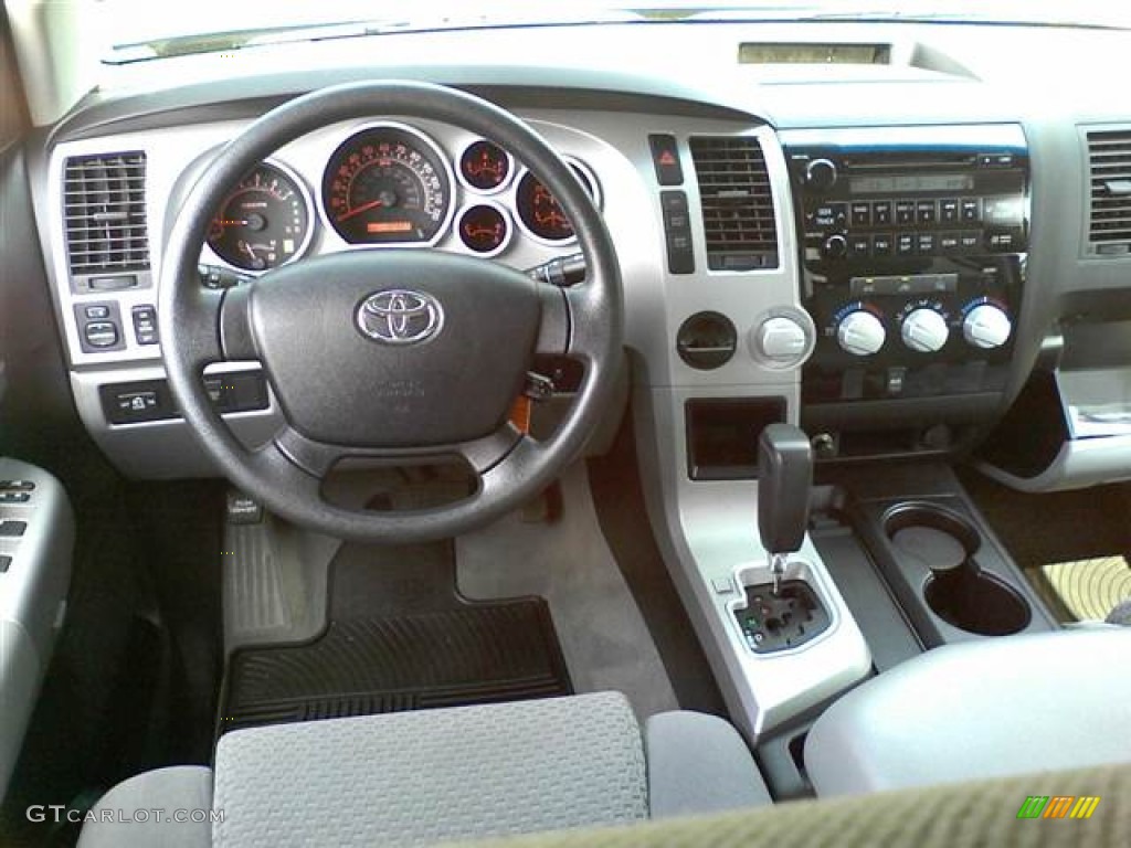 Graphite Gray Interior 2009 Toyota Tundra SR5 Double Cab Photo #49953455