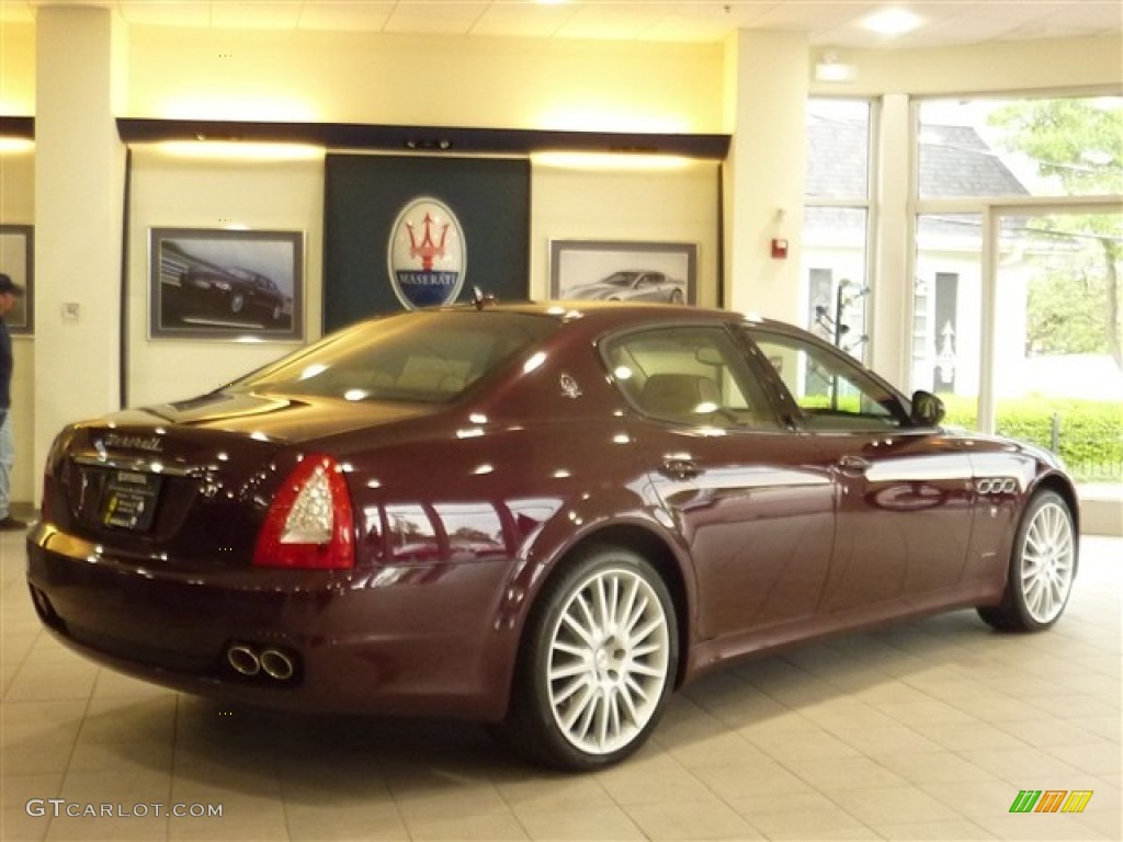 2011 Quattroporte S - Bordeaux Ponteveccio (Red Metallic) / Sabbia photo #2