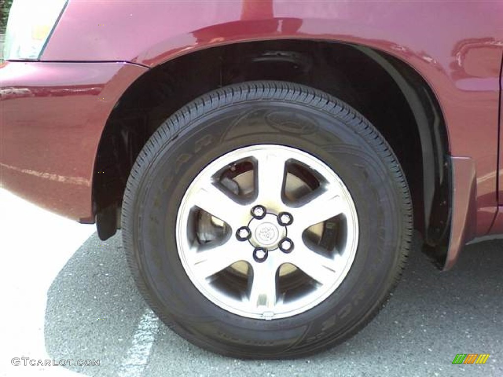 2007 Highlander V6 4WD - Salsa Red Pearl / Ash Gray photo #3