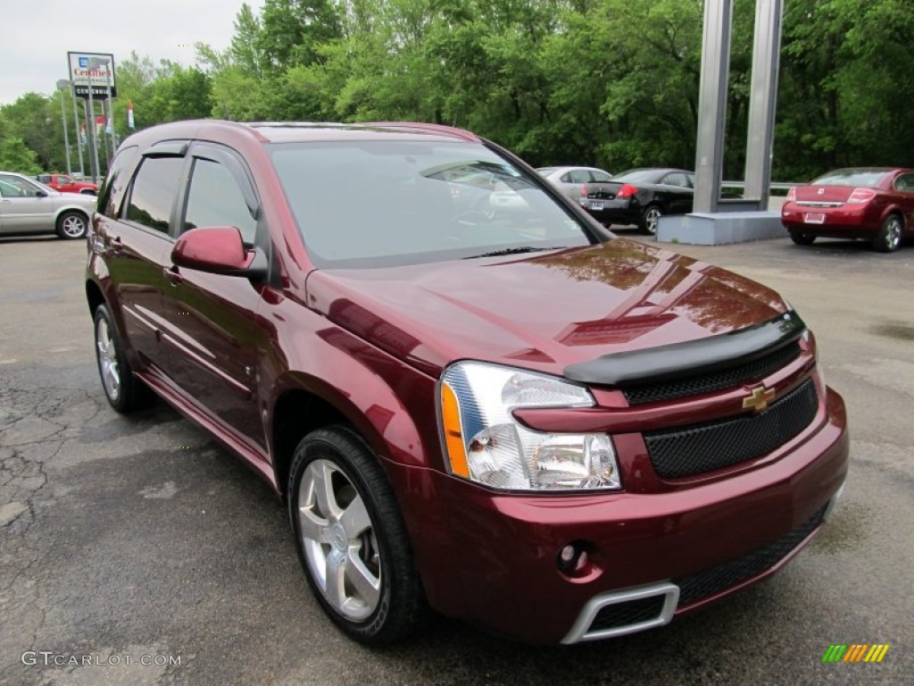 Deep Ruby Red Metallic 2008 Chevrolet Equinox Sport Exterior Photo #49954874