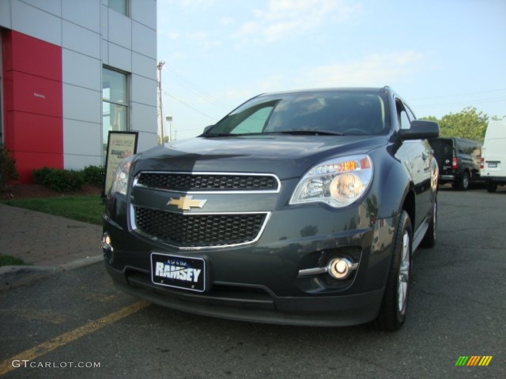 2010 Equinox LT - Cyber Gray Metallic / Jet Black/Light Titanium photo #1