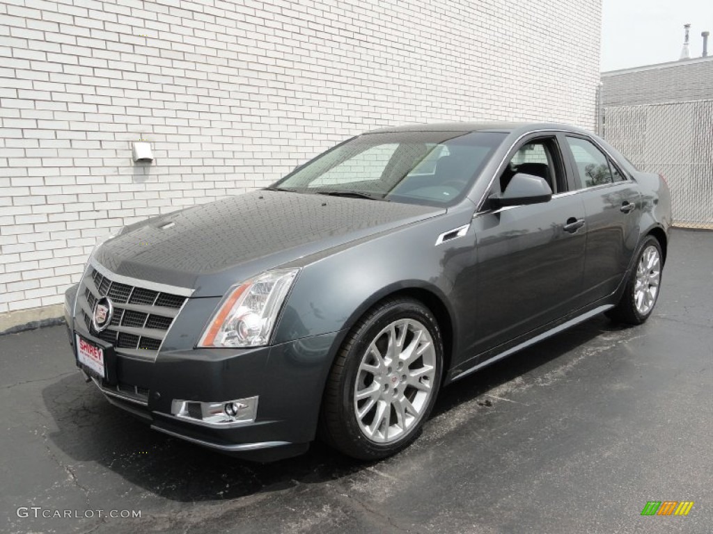 Thunder Gray ChromaFlair 2011 Cadillac CTS 4 3.6 AWD Sedan Exterior Photo #49955276