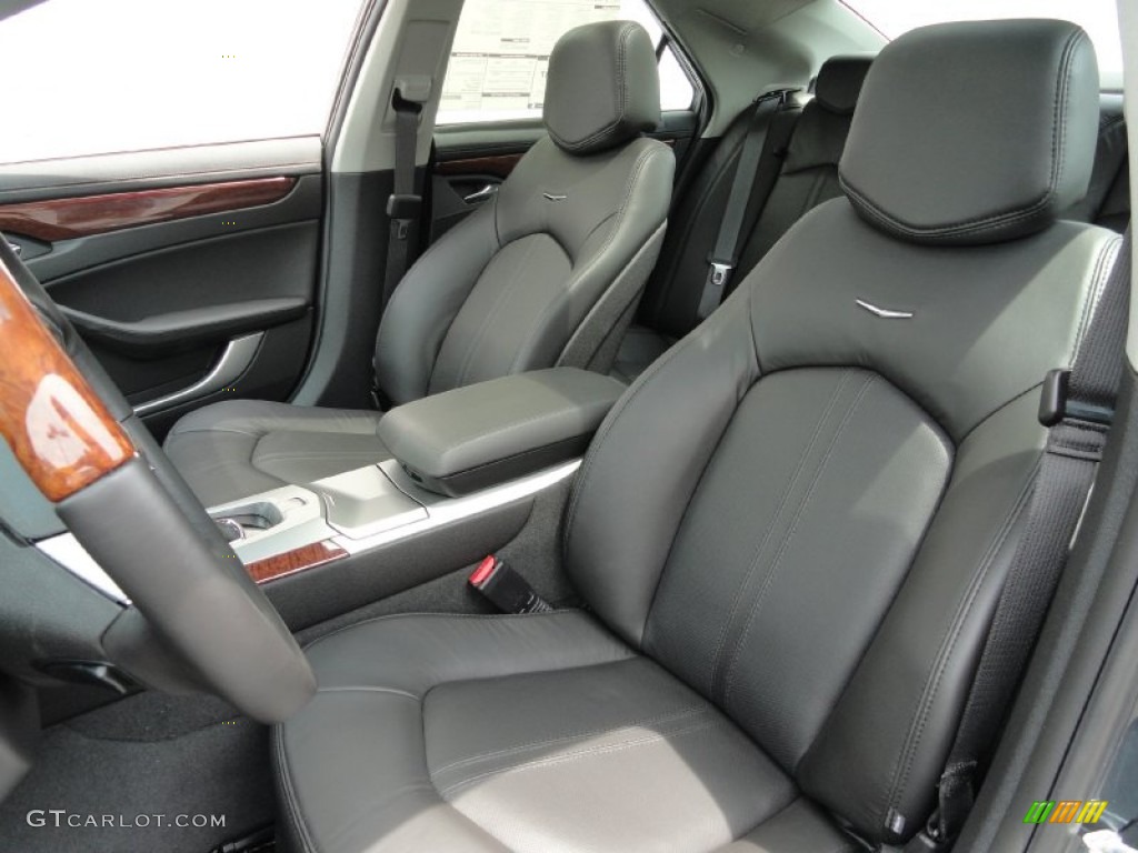 Ebony Interior 2011 Cadillac CTS 4 3.6 AWD Sedan Photo #49955438