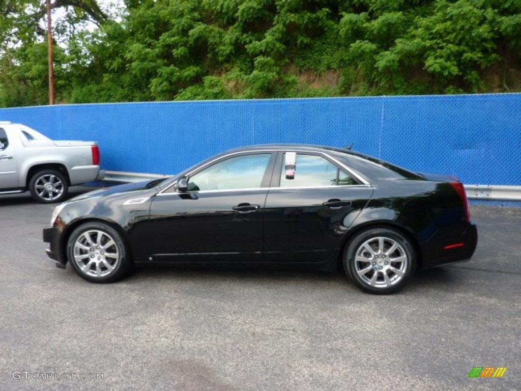 Black Raven 2008 Cadillac CTS 4 AWD Sedan Exterior Photo #49955555