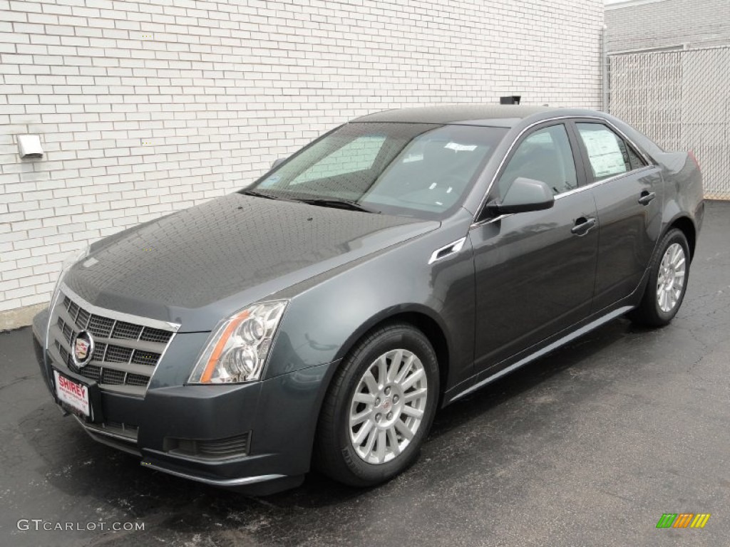 Thunder Gray ChromaFlair 2011 Cadillac CTS 4 3.0 AWD Sedan Exterior Photo #49955604