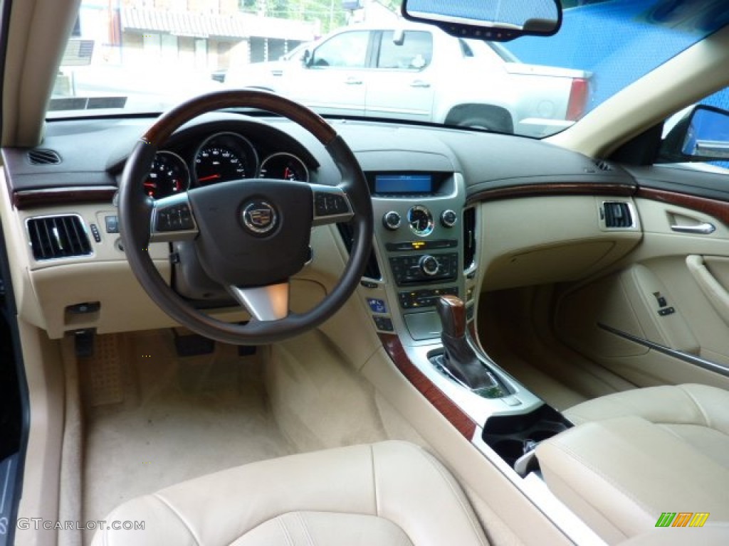 2008 Cadillac CTS 4 AWD Sedan Cashmere/Cocoa Dashboard Photo #49955726