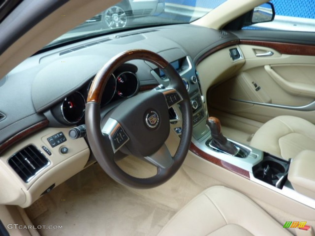 Cashmere/Cocoa Interior 2008 Cadillac CTS 4 AWD Sedan Photo #49955774