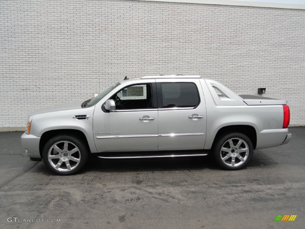 Silver Lining Metallic 2011 Cadillac Escalade EXT Luxury AWD Exterior Photo #49956050