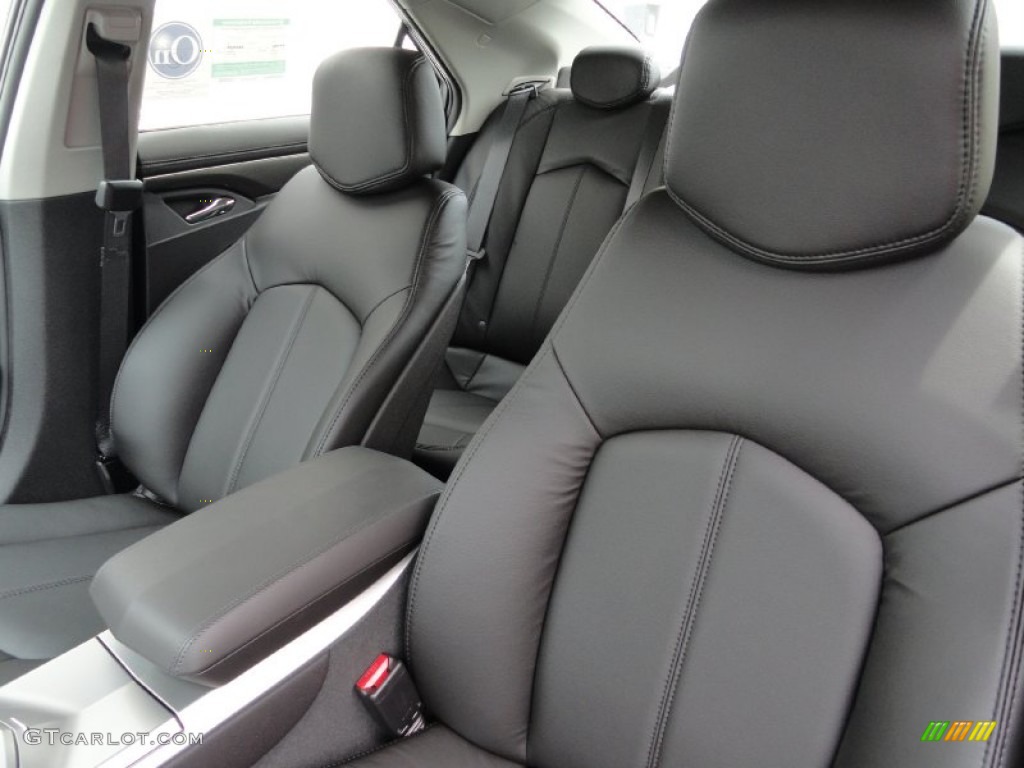 Ebony Interior 2011 Cadillac CTS 4 3.0 AWD Sedan Photo #49956497