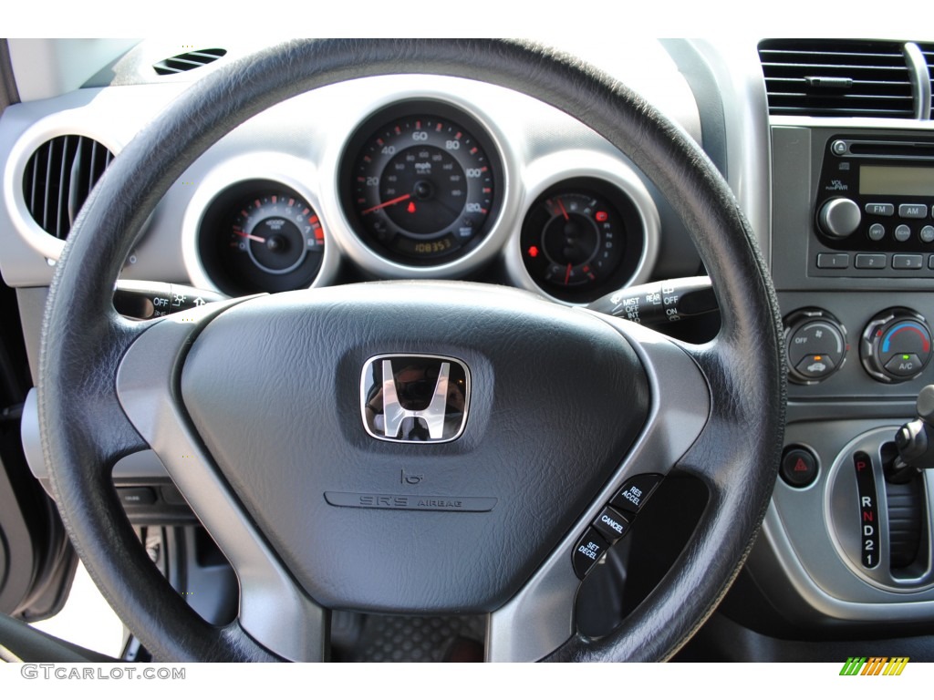 2004 Honda Element EX AWD Black Steering Wheel Photo #49957067