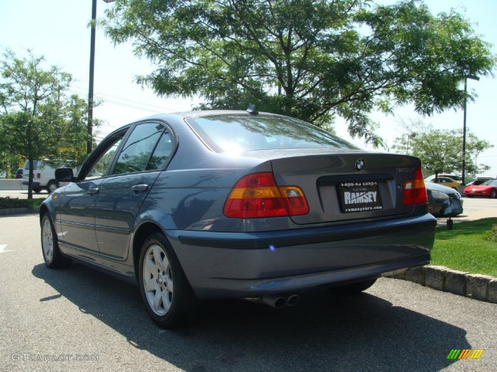 2004 3 Series 325xi Sedan - Steel Blue Metallic / Black photo #5