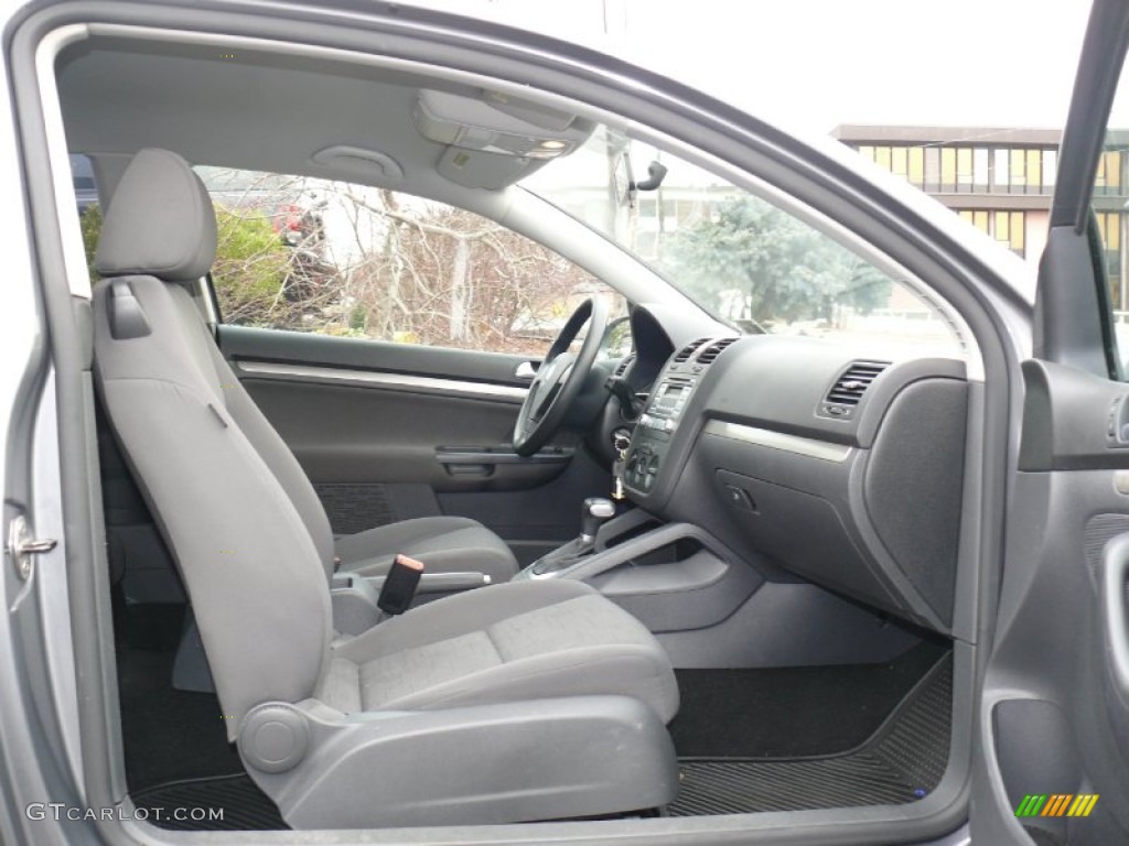 Anthracite Black Interior 2008 Volkswagen Rabbit 2 Door Photo #49958111