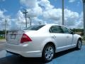 2011 White Platinum Tri-Coat Ford Fusion SE V6  photo #3