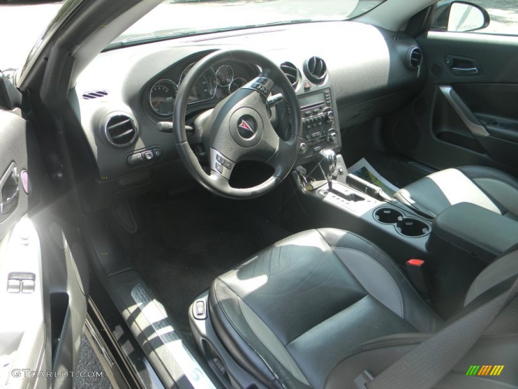 Ebony Interior 2009 Pontiac G6 GXP Coupe Photo #49958291