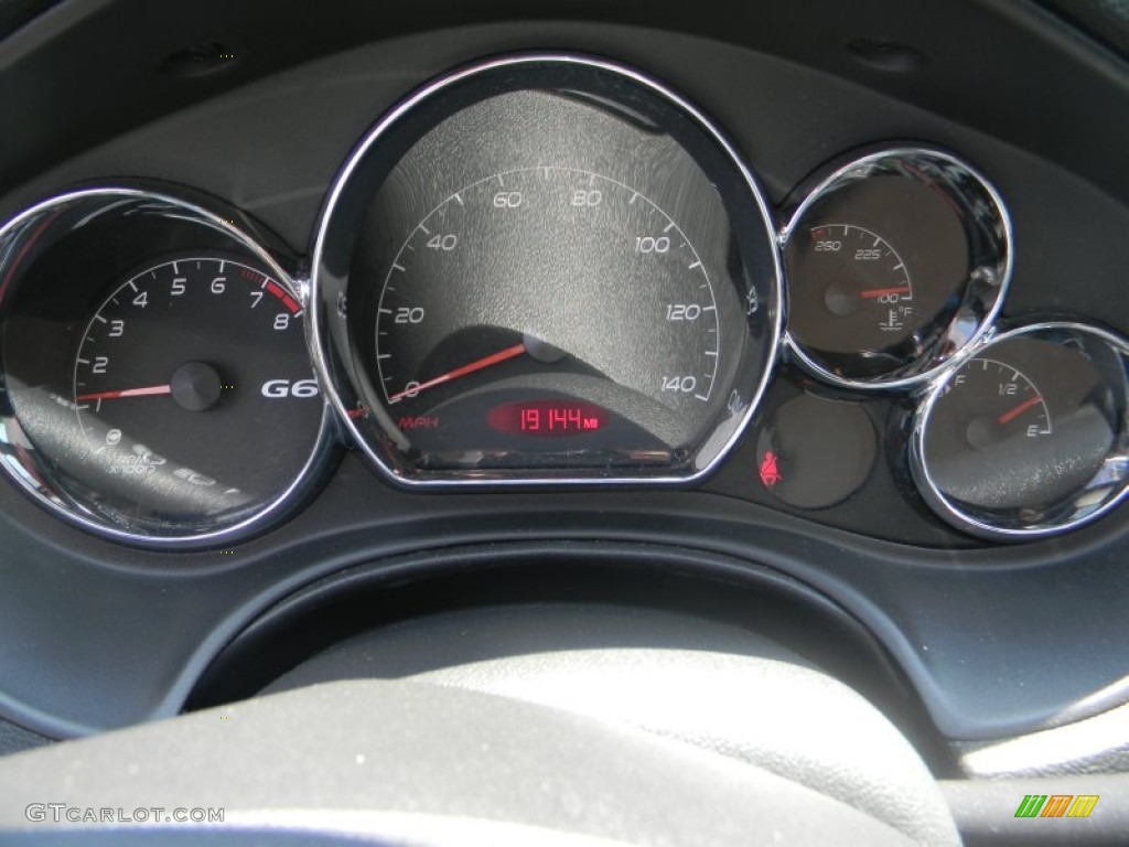 2009 Pontiac G6 GXP Coupe Gauges Photo #49958333