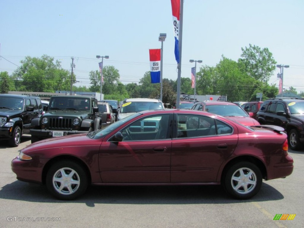 2004 Alero GL1 Sedan - Sport Red / Neutral photo #15