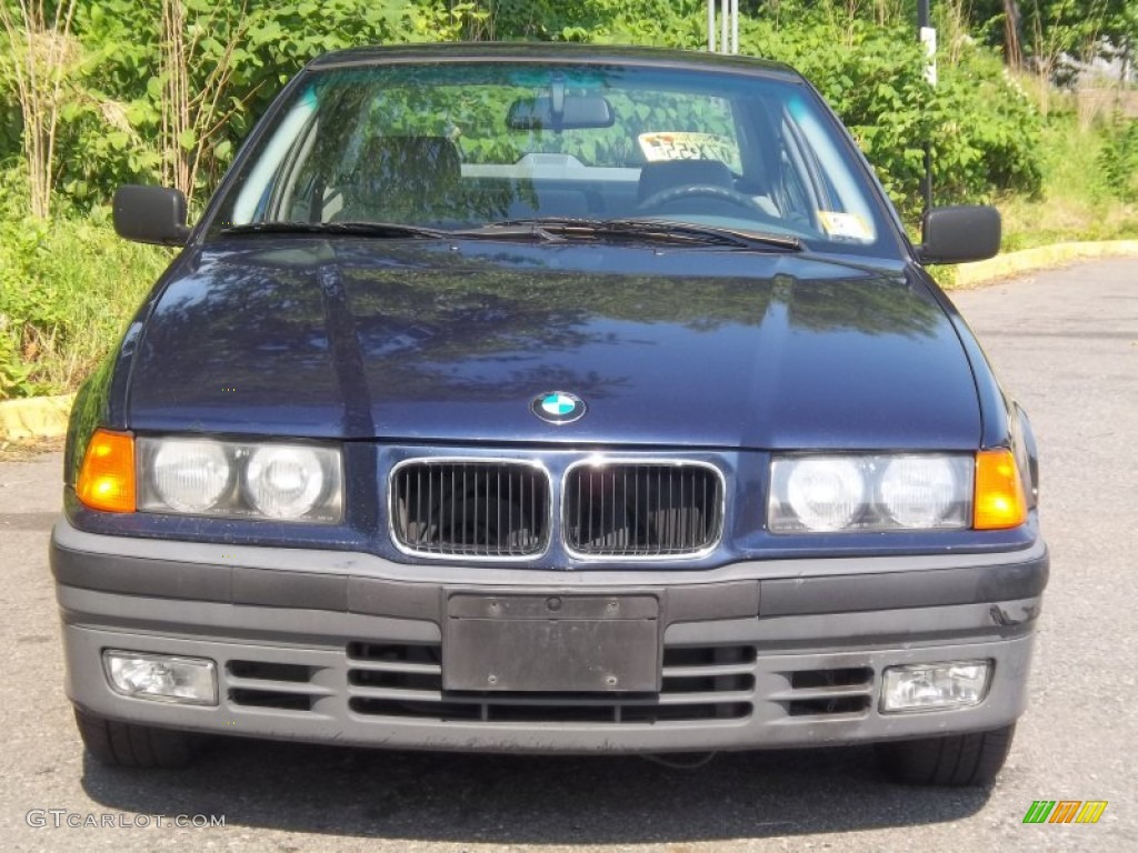 1994 3 Series 318i Sedan - Malediven Blue Metallic / Grey photo #2