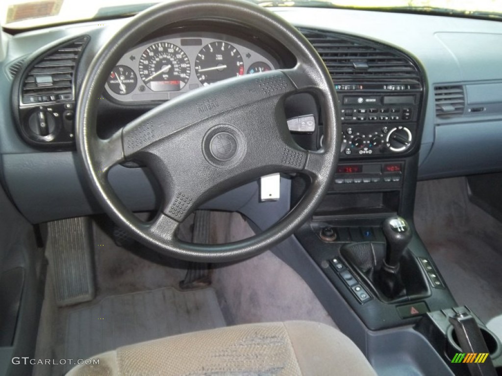 1994 BMW 3 Series 318i Sedan Grey Dashboard Photo #49960355