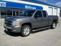 2008 Graystone Metallic Chevrolet Silverado 1500 LT Extended Cab 4x4  photo #1