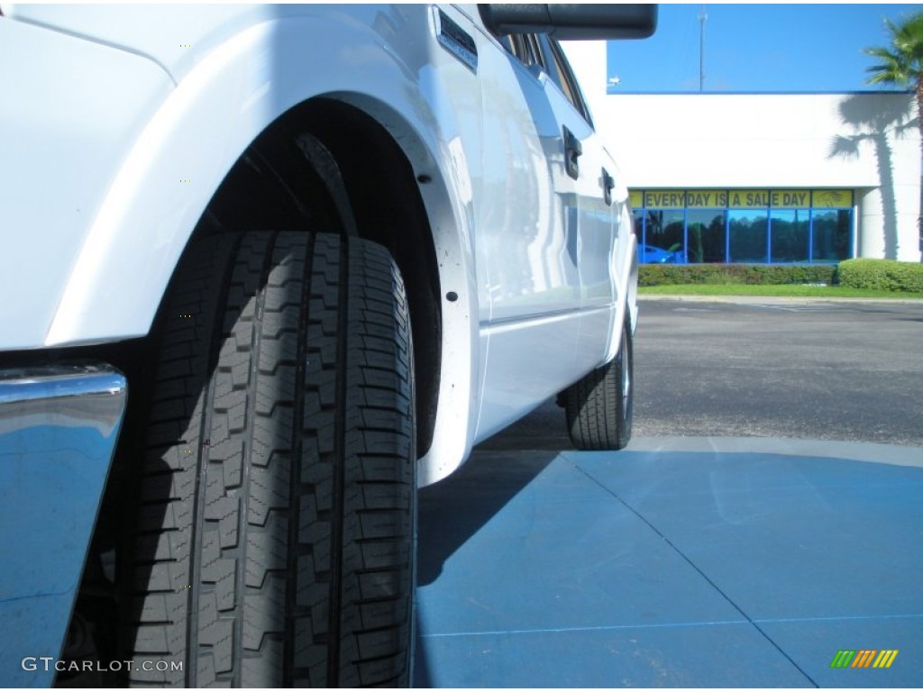 2007 F150 Lariat SuperCrew - Oxford White / Tan photo #10