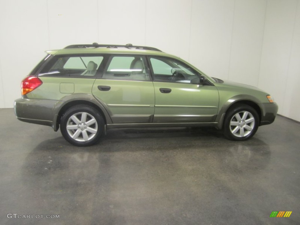 2006 Outback 2.5i Wagon - Willow Green Opalescent / Taupe photo #13