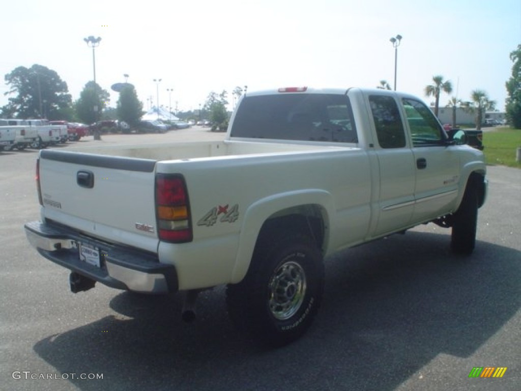 2007 Sierra 2500HD Classic SLE Extended Cab 4x4 - Summit White / Dark Charcoal photo #5