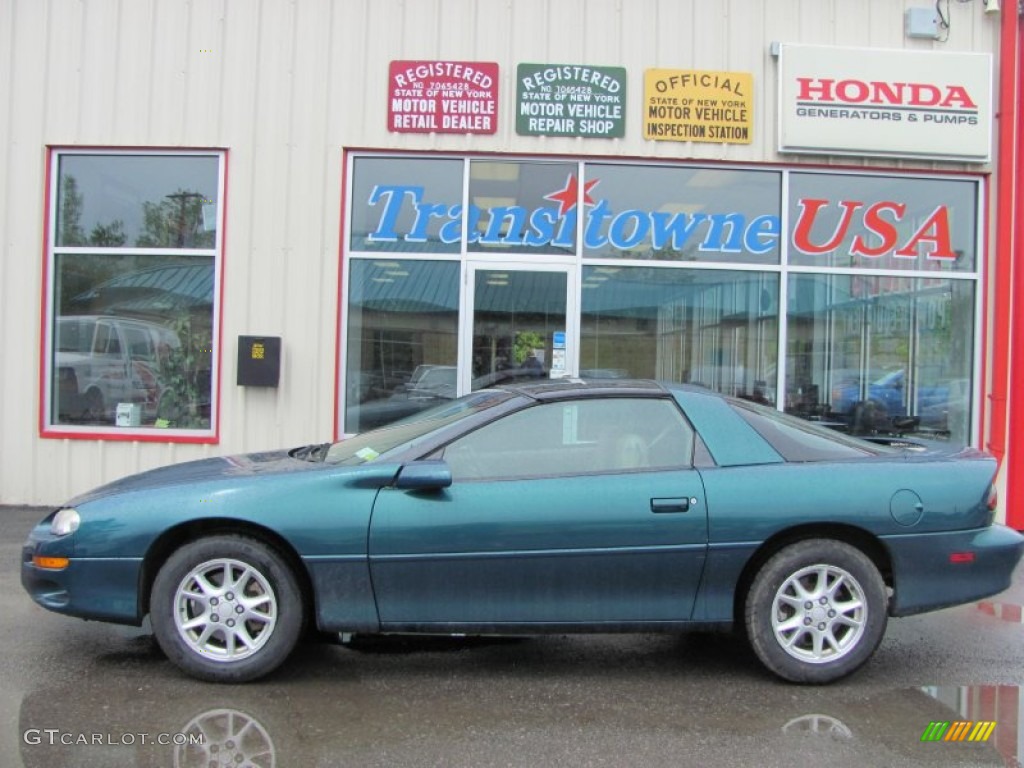 2001 Camaro Coupe - Dark Green Metallic / Neutral photo #5