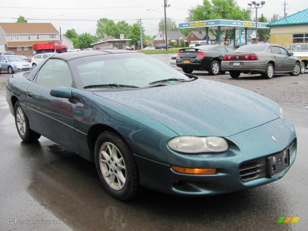 Dark Green Metallic 2001 Chevrolet Camaro Coupe Exterior Photo #49962503