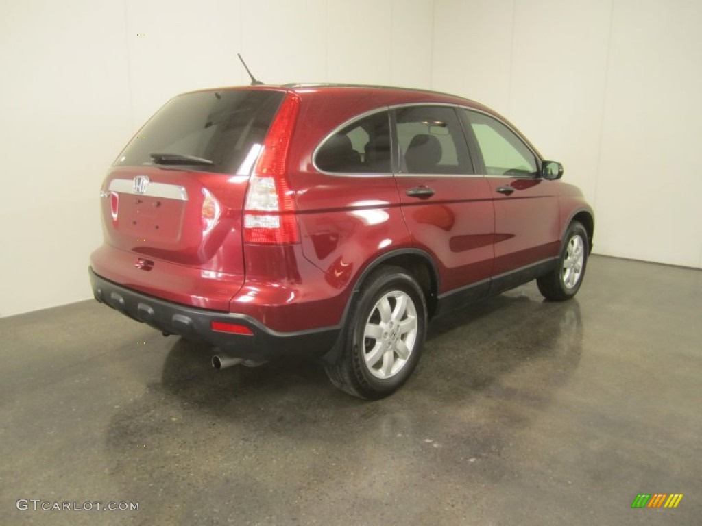 2007 CR-V EX 4WD - Tango Red Pearl / Gray photo #9