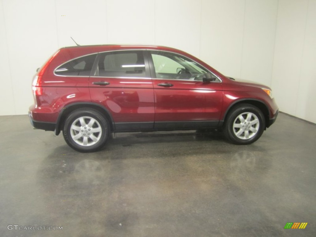 2007 CR-V EX 4WD - Tango Red Pearl / Gray photo #11