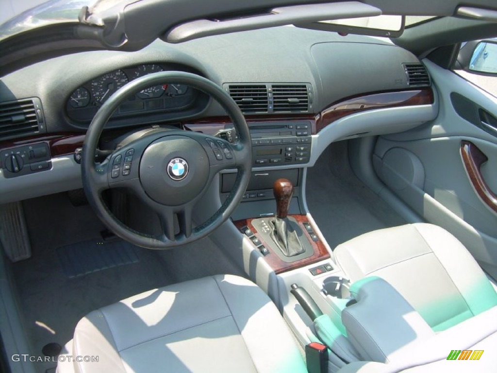Grey Interior 2004 BMW 3 Series 325i Convertible Photo #49962839
