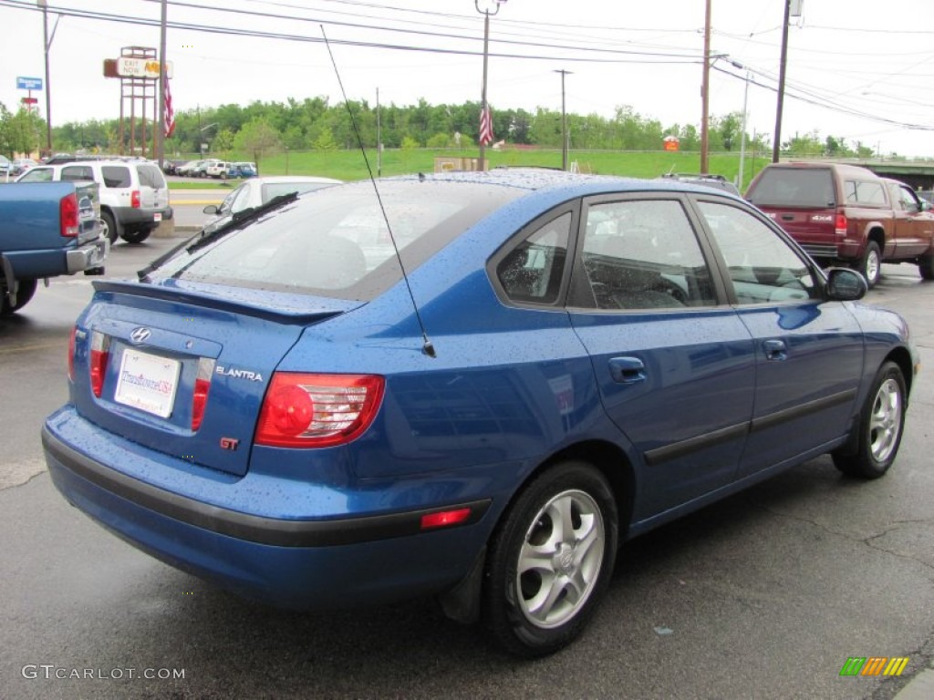 2006 Elantra GLS Hatchback - Tidal Wave Blue / Gray photo #2