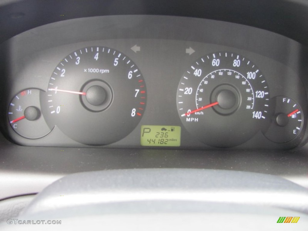 2006 Hyundai Elantra GLS Hatchback Gauges Photo #49963031