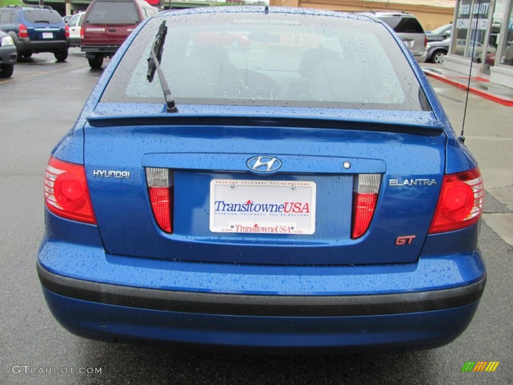 2006 Elantra GLS Hatchback - Tidal Wave Blue / Gray photo #15