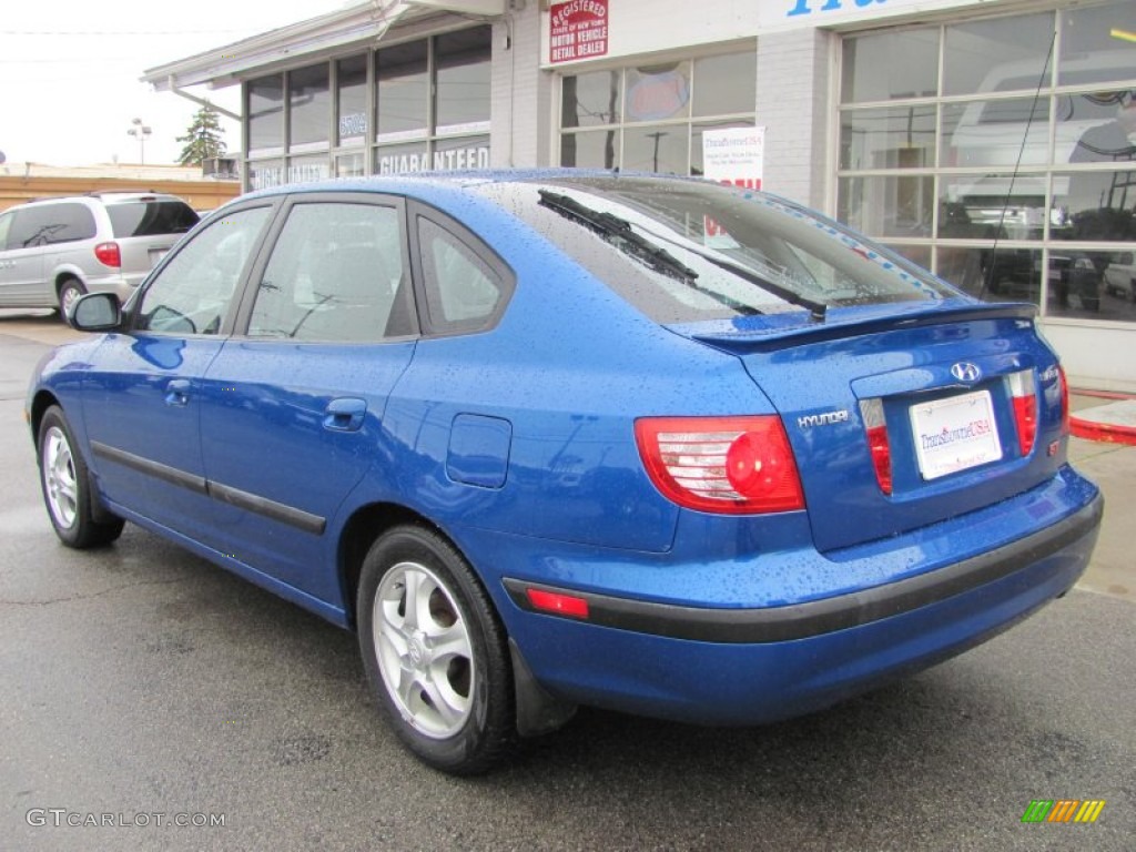2006 Elantra GLS Hatchback - Tidal Wave Blue / Gray photo #16