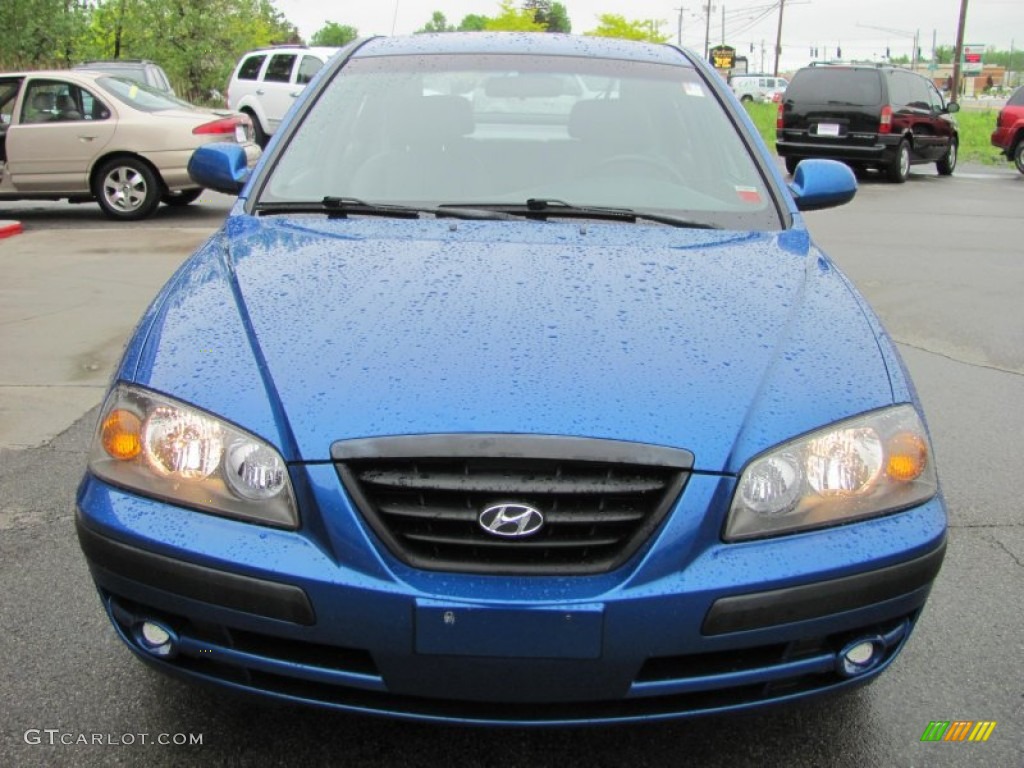 2006 Elantra GLS Hatchback - Tidal Wave Blue / Gray photo #19