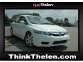 Taffeta White - Civic LX Sedan Photo No. 1