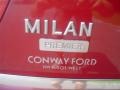 2009 Vivid Red Metallic Mercury Milan V6 Premier AWD  photo #8