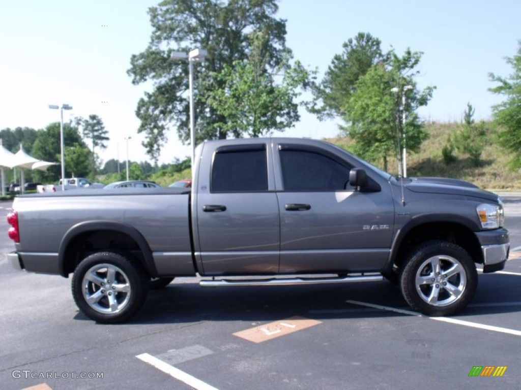 2008 Ram 1500 Big Horn Edition Quad Cab 4x4 - Mineral Gray Metallic / Medium Slate Gray photo #6