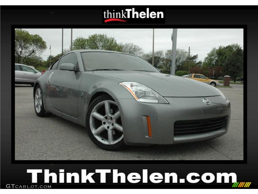 2003 350Z Touring Coupe - Silverstone Metallic / Charcoal photo #1