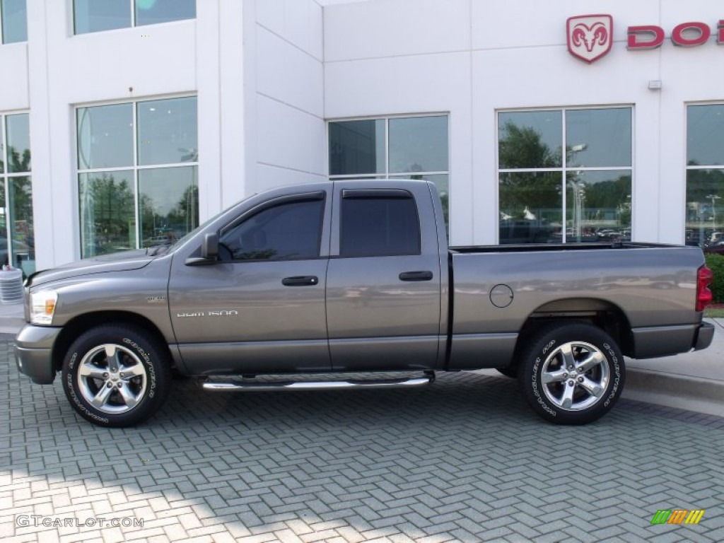 2007 Ram 1500 Sport Quad Cab - Mineral Gray Metallic / Medium Slate Gray photo #2