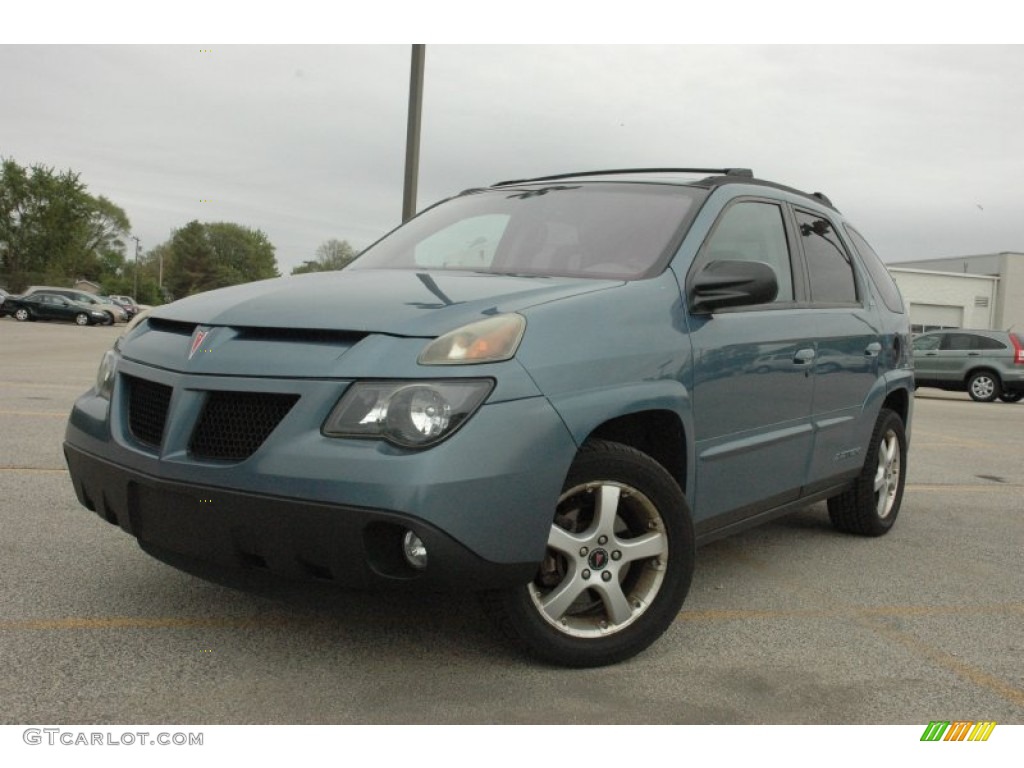 Steel Blue Metallic 2002 Pontiac Aztek AWD Exterior Photo #49965776