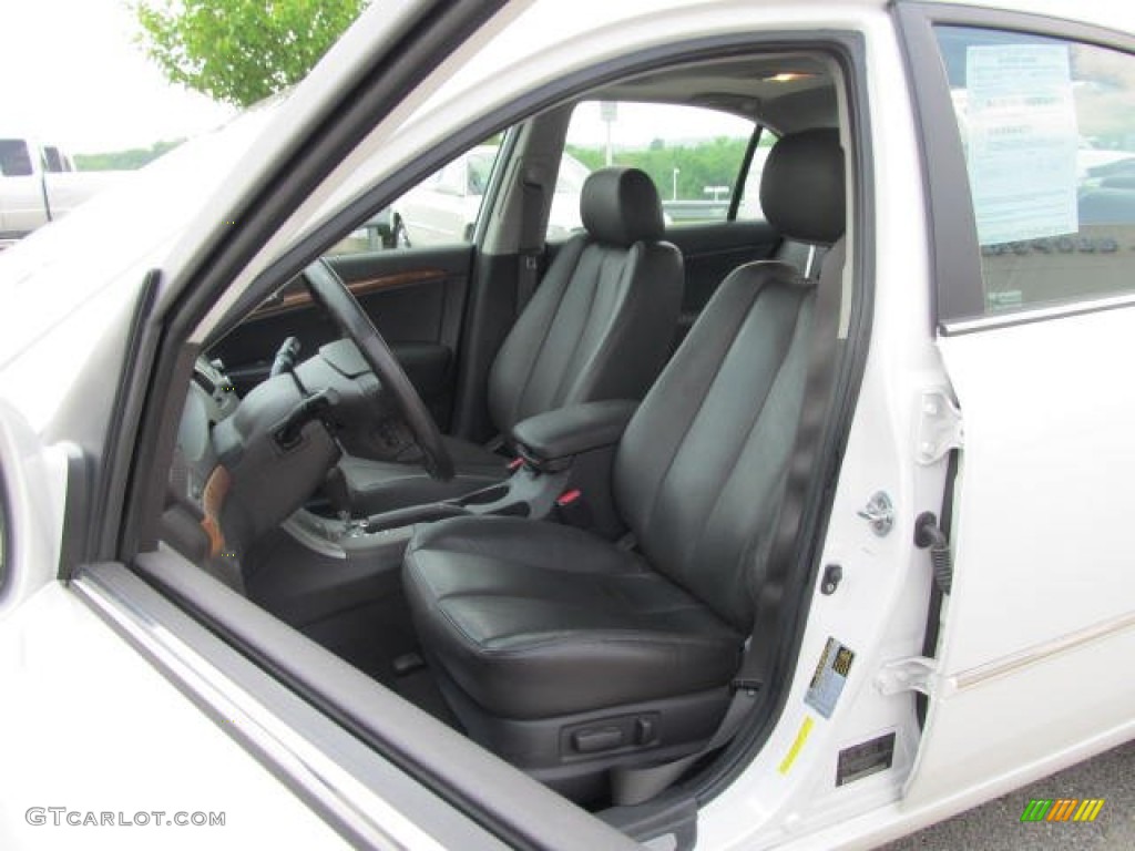 2009 Sonata Limited V6 - Powder White Pearl / Gray photo #10