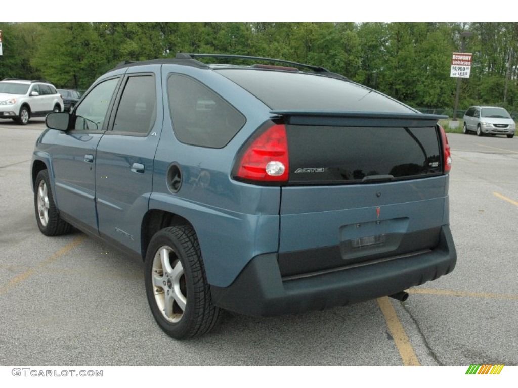 2002 Aztek AWD - Steel Blue Metallic / Dark Gray photo #6
